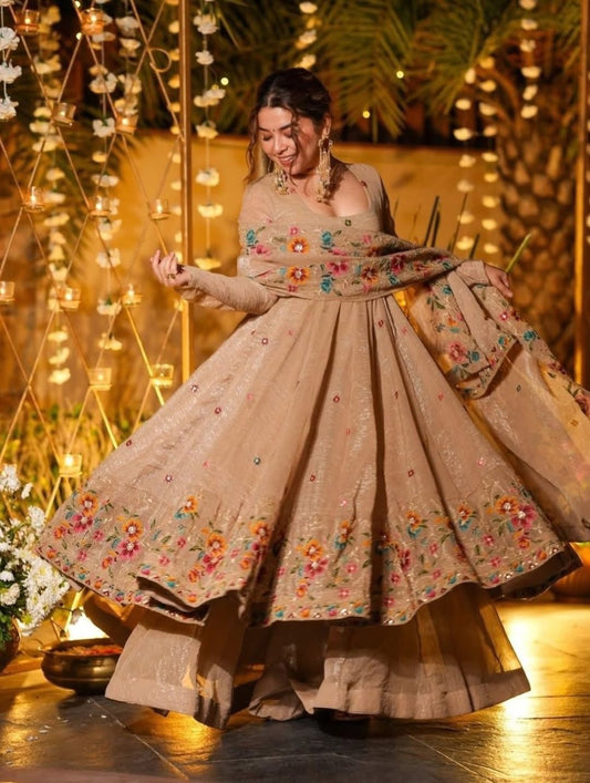 Mastani Floral Anarkali Anarkali Suit Set