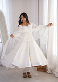 Premium Roman Silk Chanderi Fully Flared Anarkali Suit